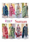 Suman Vol 1 By Mystic9 Heavy Rayon Printed With Foil & Rich Embroidery Work Top With Bottom Dupatta Wholesale Price In Surat